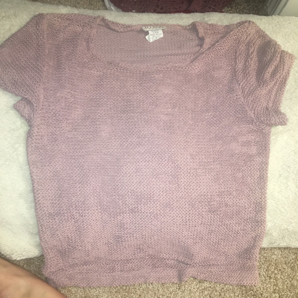 Lavender Knitted Top